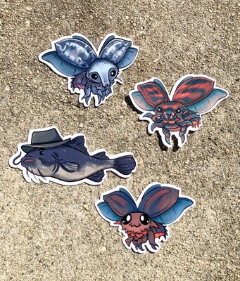 Hunt: Showdown - Stalker Beetles, Hatfish / Vinyl Gloss Stickers