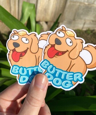 ButterDog - Vinyl/Matte Sticker