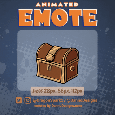Mimic Chest, Animated Emote - Digital Download