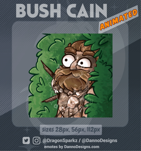 Hunt: Showdown, Cain Bush Meme, Animated (+ Static) - Digital Download
