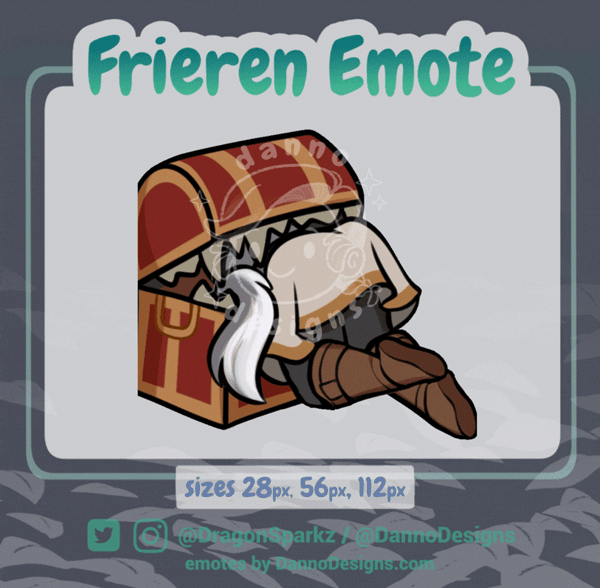 Frieren &quot;Mimic&quot; Animated Emote - Digital Download