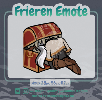 Frieren &quot;Mimic&quot; Animated Emote - Digital Download