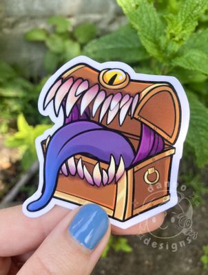 Mimic Chest Vinyl Sticker