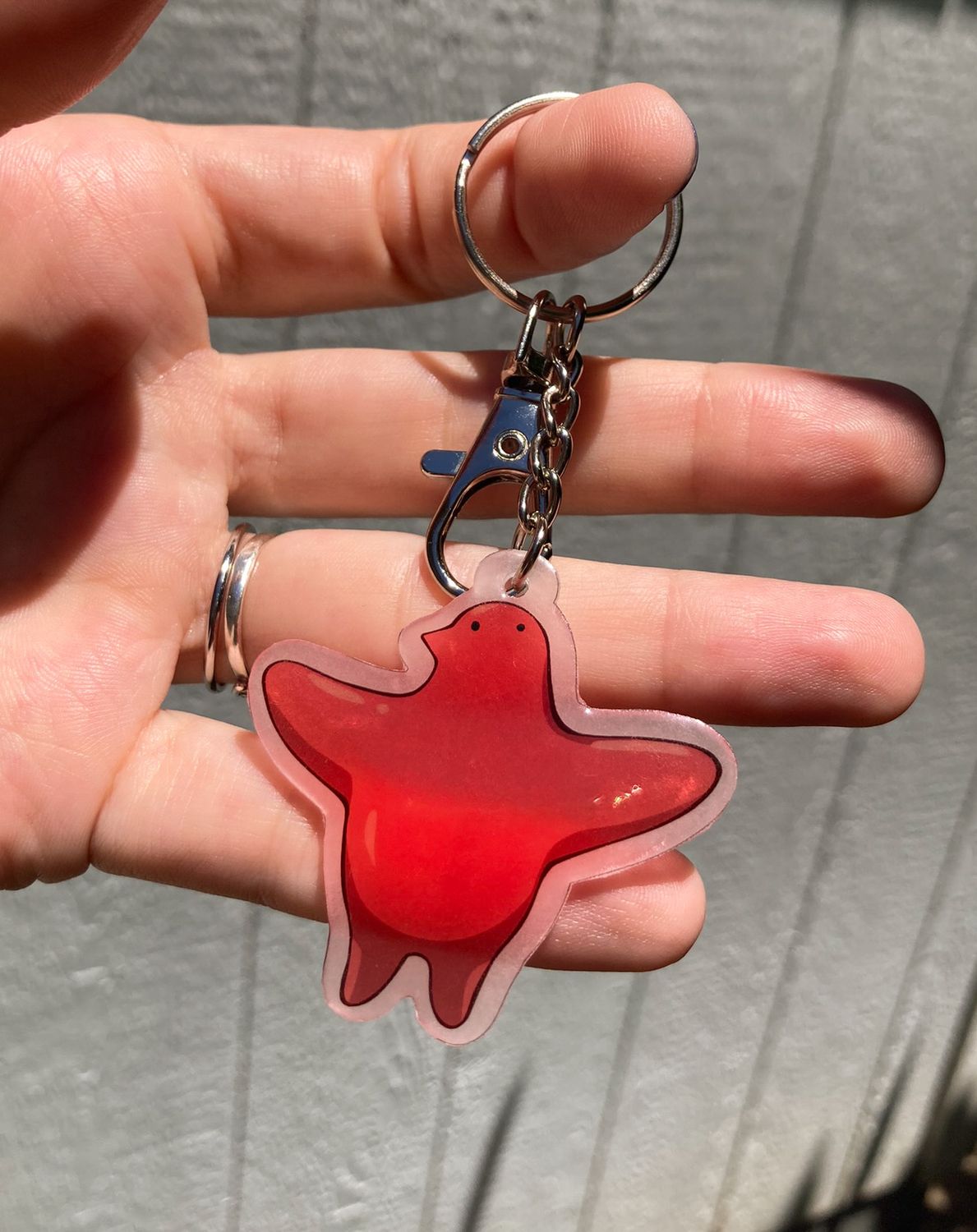 Dungeon Meshi - Marcille&#39;s Familiar Keychain / Charm, Style: Top Hook
