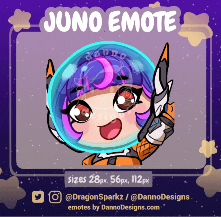 Overwatch 2 - Juno &quot;Wave&quot; Animated Emote - Digital Download