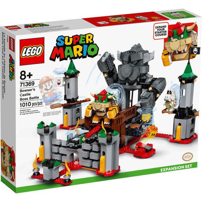 LEGO® Super Mario™ Bowser&#39;s Castle Boss Battle Set (71369) &amp; Adventures with Mario Starter Course (71360)