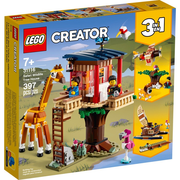 LEGO® Creator 3in1 Safari Wildlife Tree House (31116)