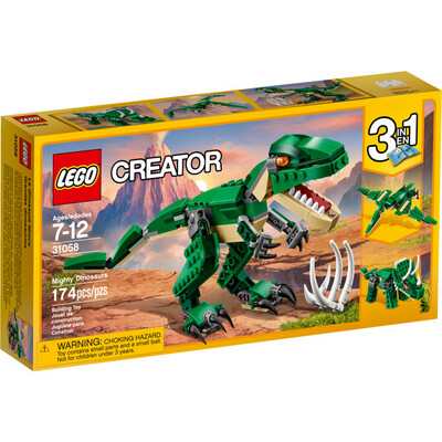 LEGO® 3 In 1 Creator Mighty Dinosaurs (31058)