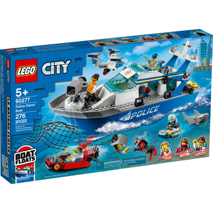 LEGO Police Patrol Boat Set (60277)