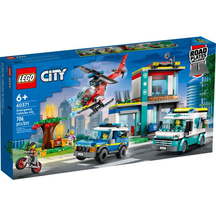 LEGO® City Emergency Vehicles HQ (60371)