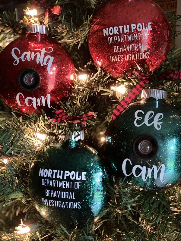 Santa/Elf Cam Ornament