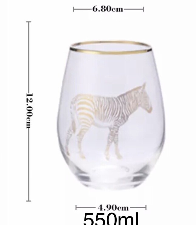 Afurika Zebra Gold Rim