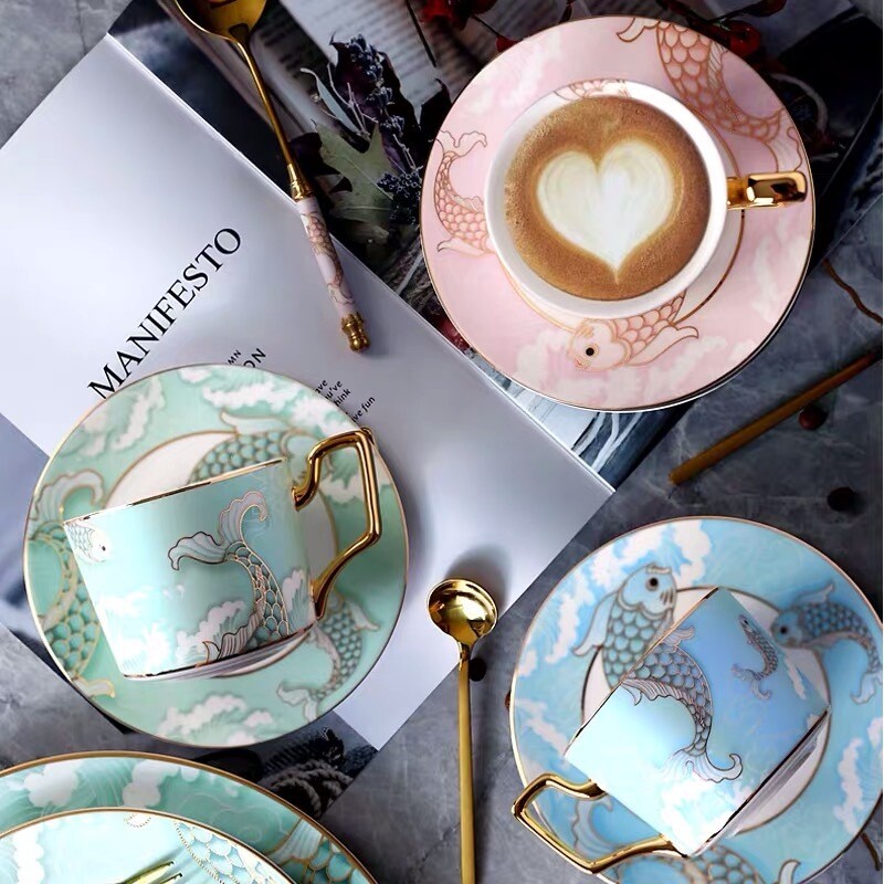 Koi Teacup Set