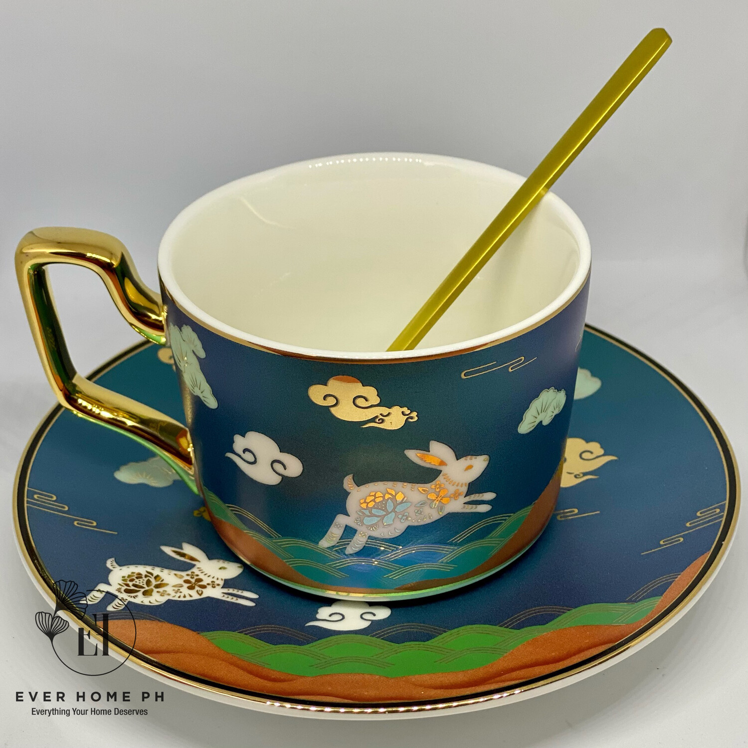 Shiroi Teacup Set, Color: Green