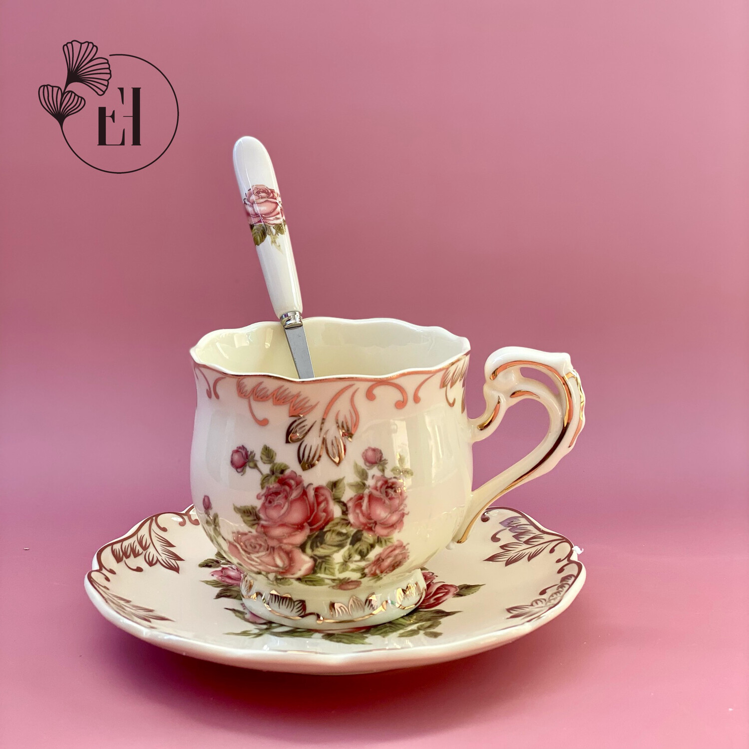 Emica Teacup Set, Color: Y