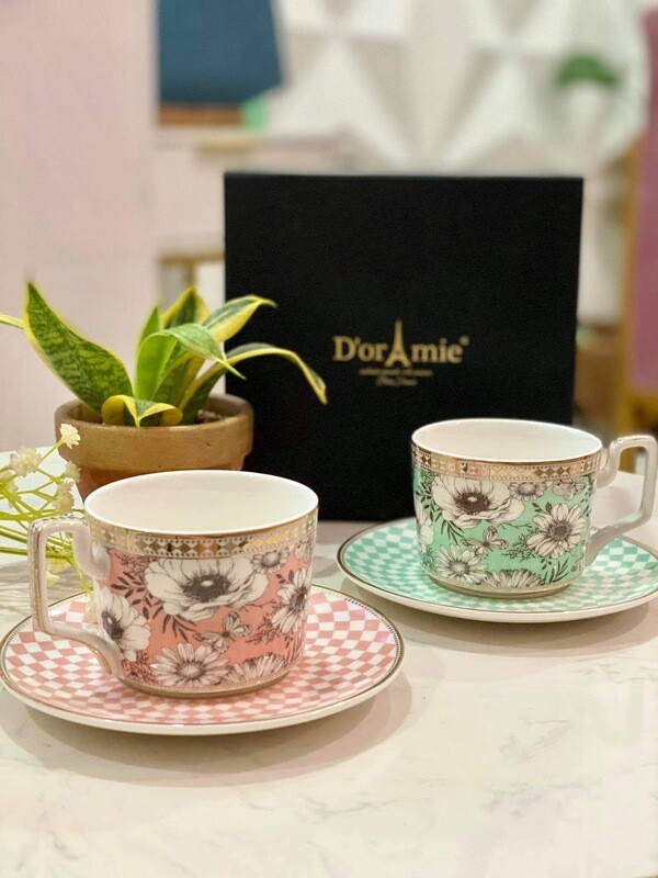 Aimi Teacup Set Pink