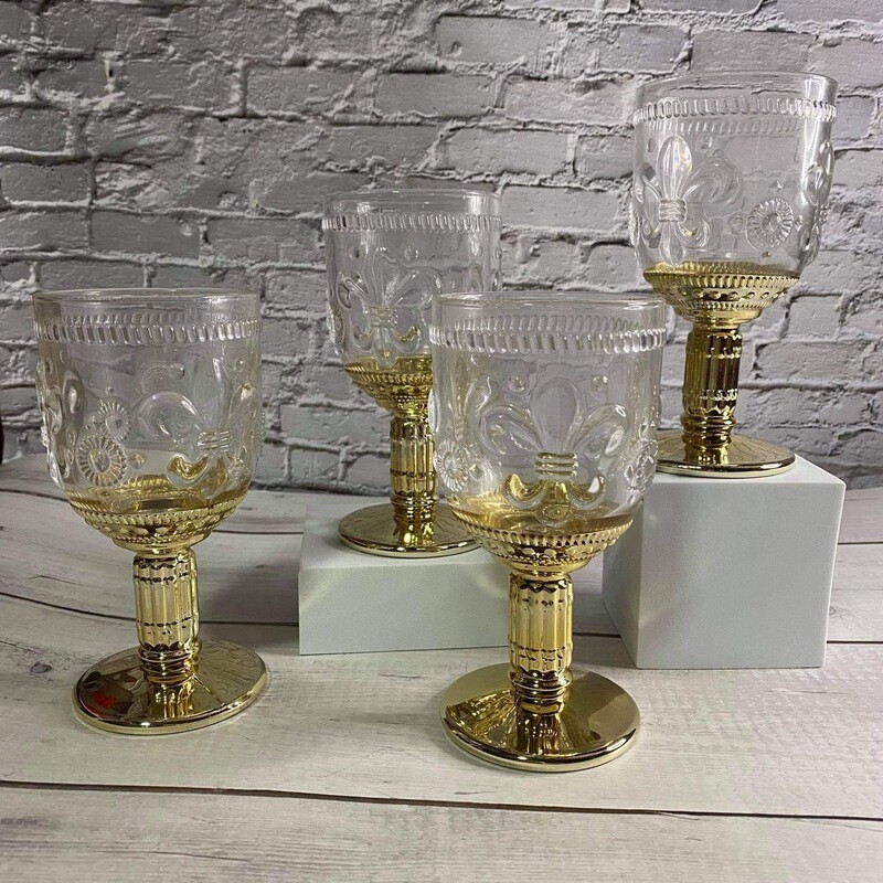 Haruse Goblet - Clear/Gold