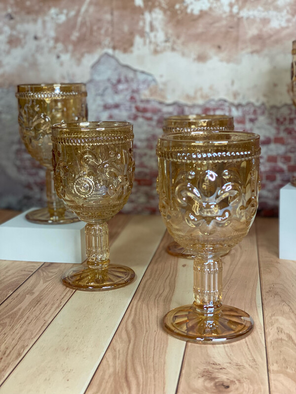 Haruse Goblet - Amber