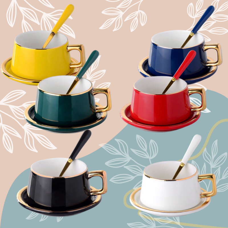 Marina Teacup Set - Glossy