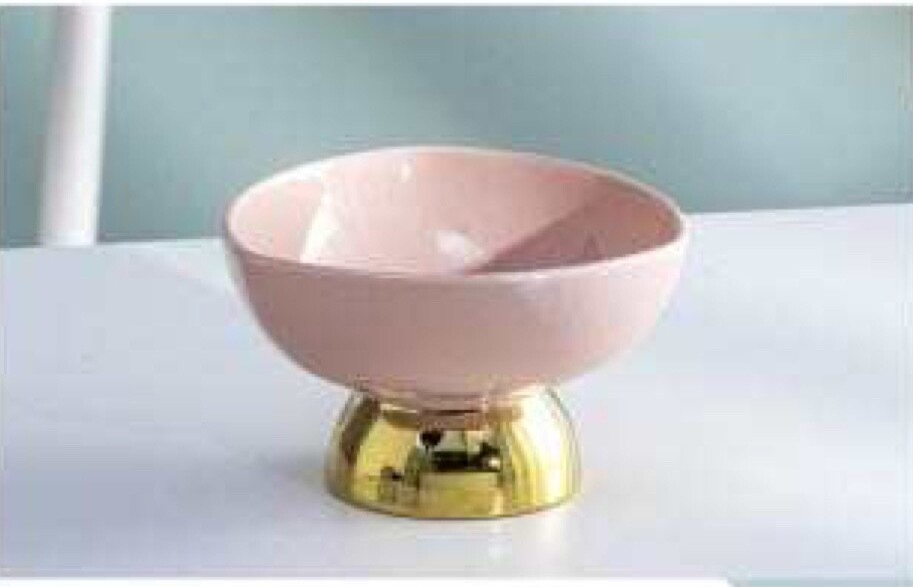 Isona Dessert Bowl Ceramic, Color: Pink