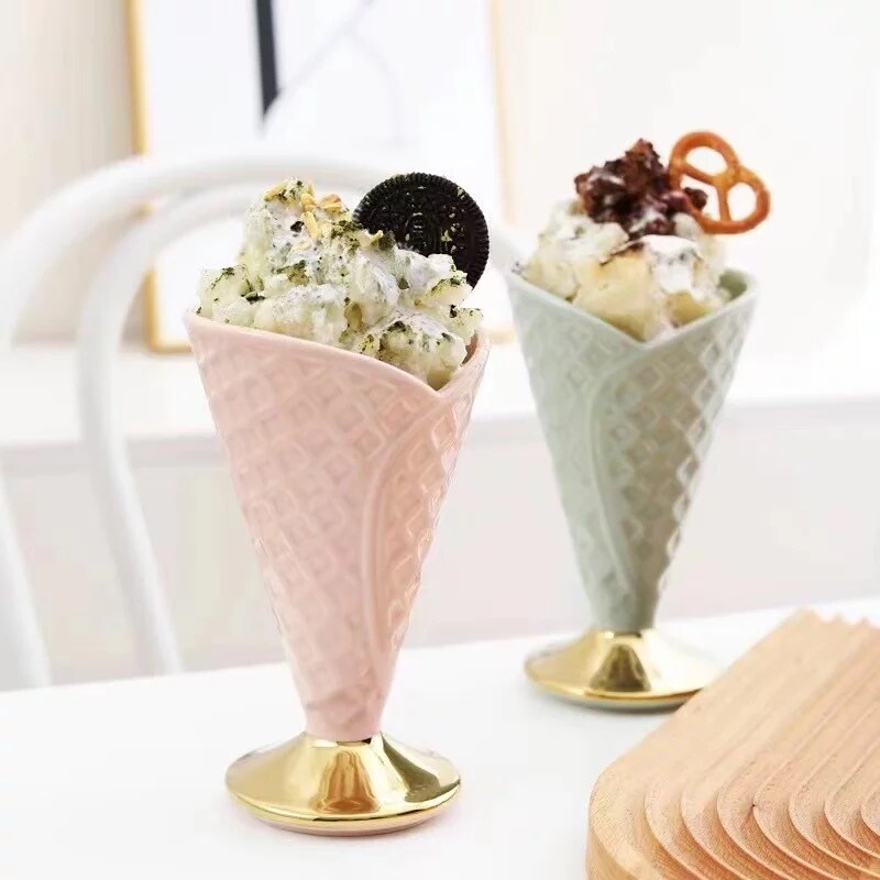 Isumi Ice Cream Cone Ceramic