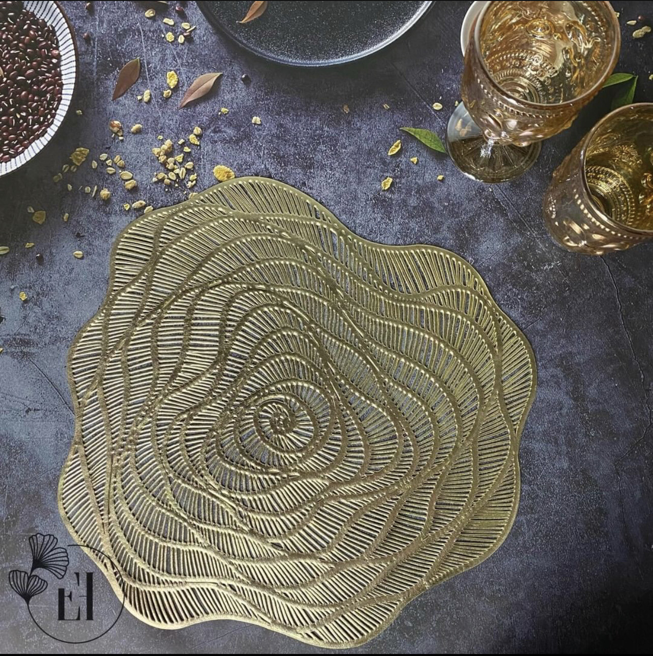 Rana PVC Placemat - Gold