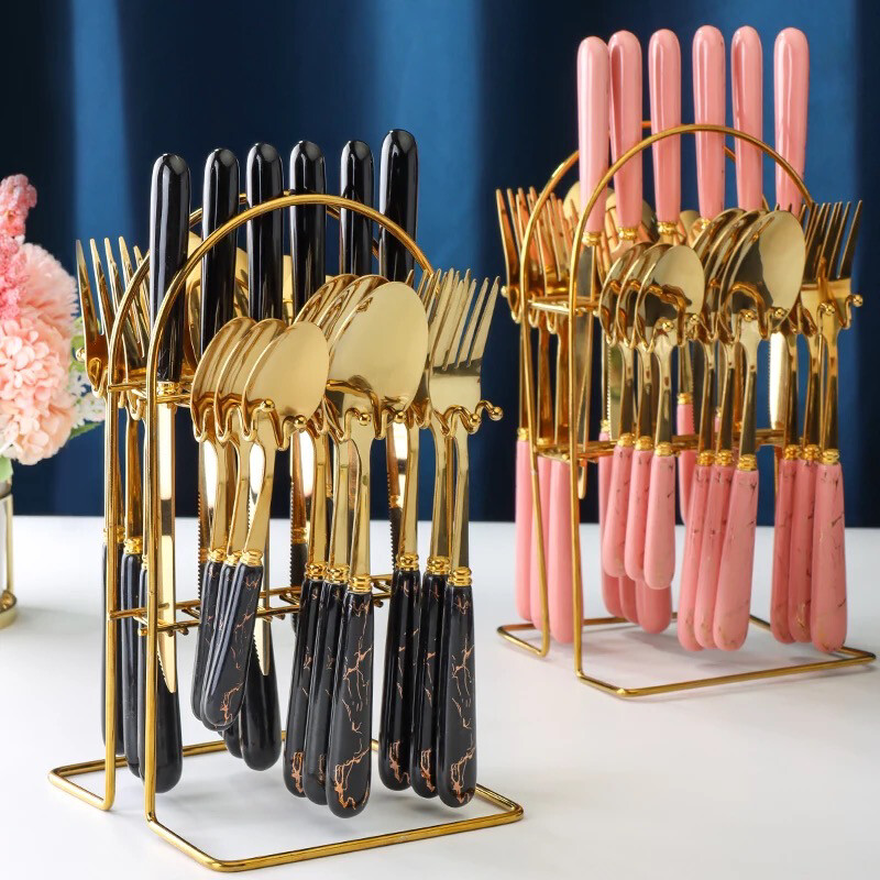 Juma 24pc Set - Black/Gold