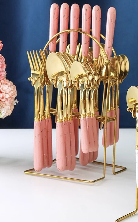 Juma 24pc Set - Pink/Gold