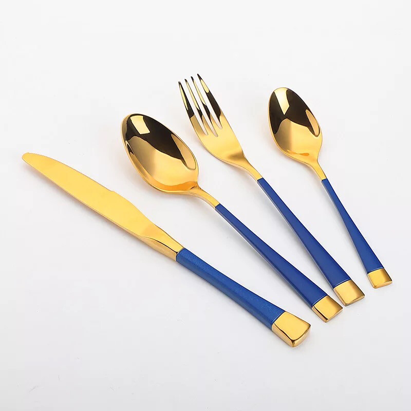 Juni 16pc Set - Gold/Blue