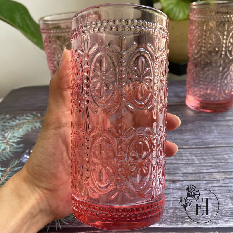 Satomi Glass - Pink