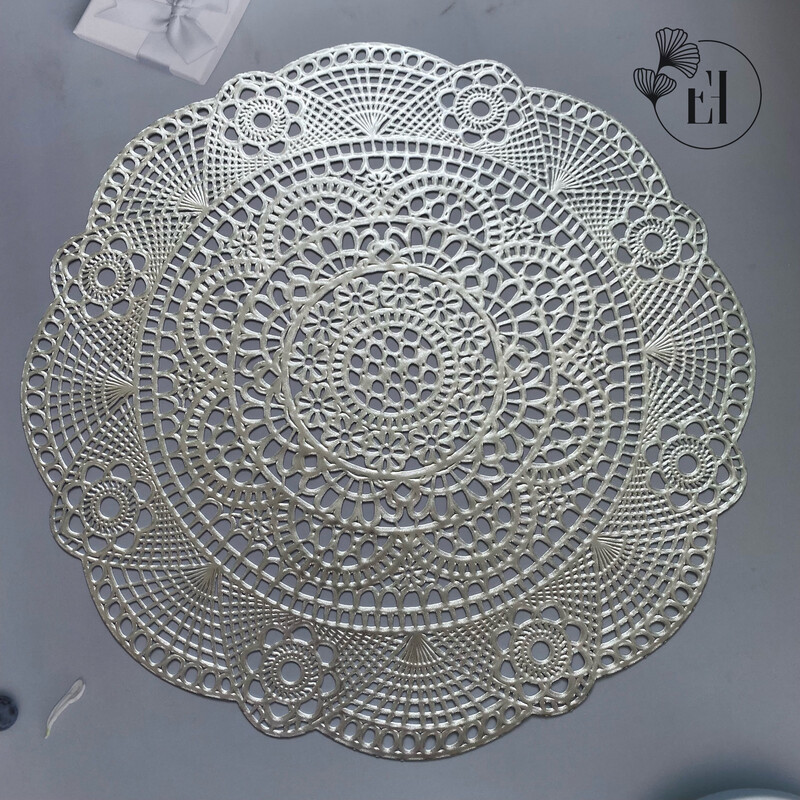 Danrin PVC Placemat - Silver