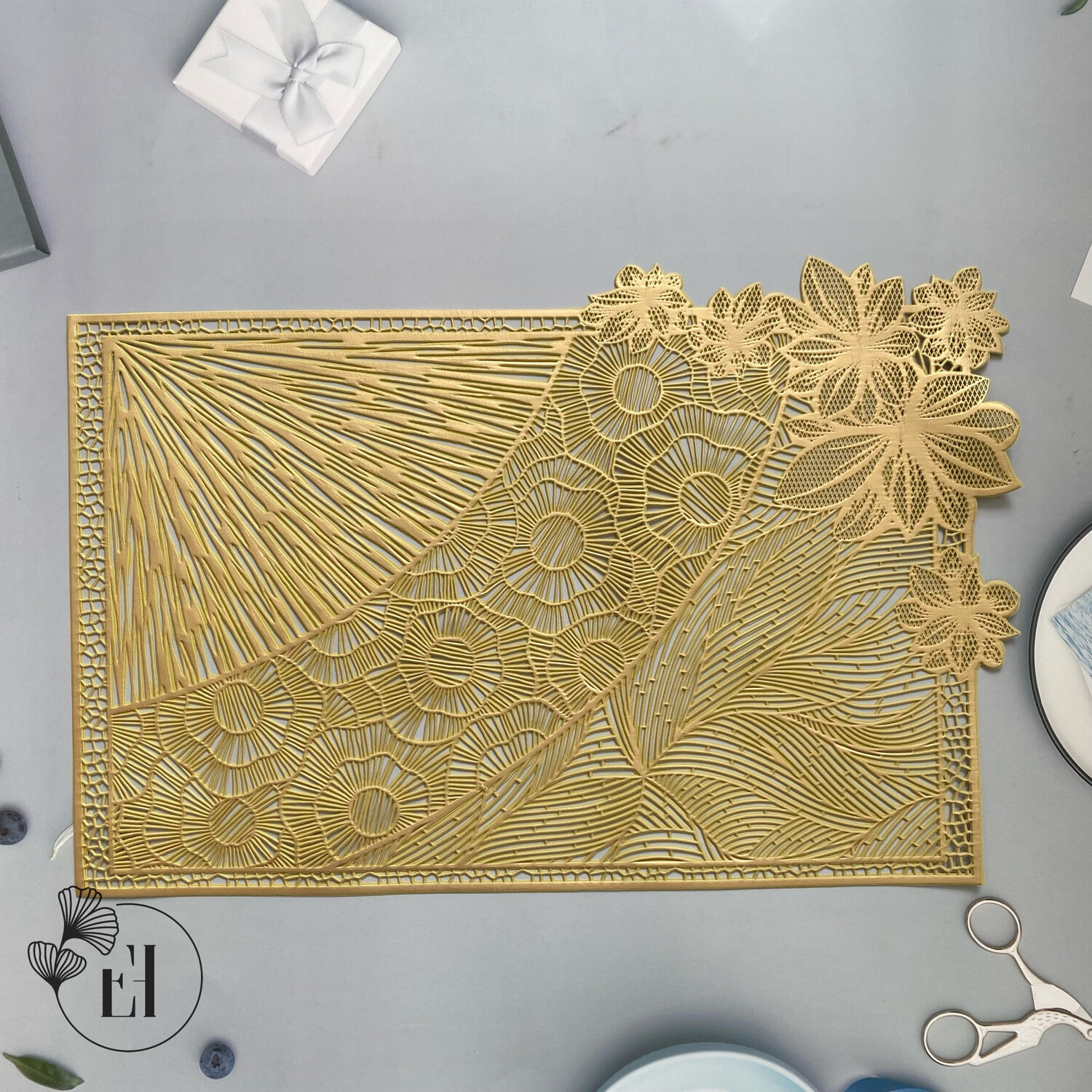 Doraki PVC Placemat - Gold