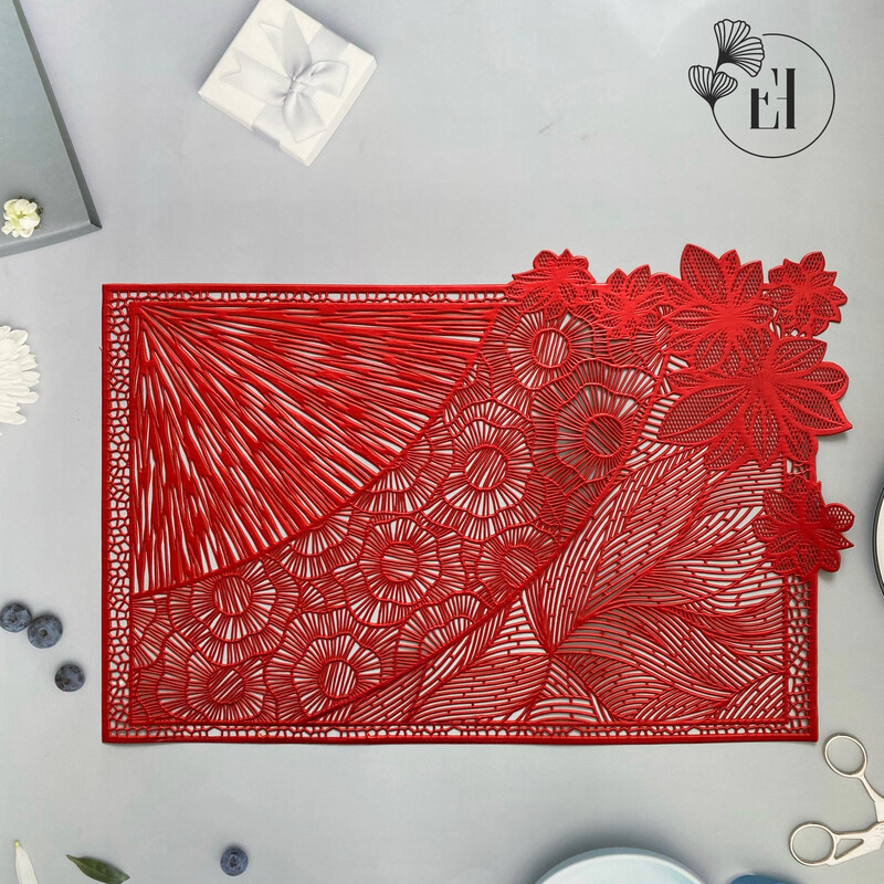 Doraki PVC Placemat - Red