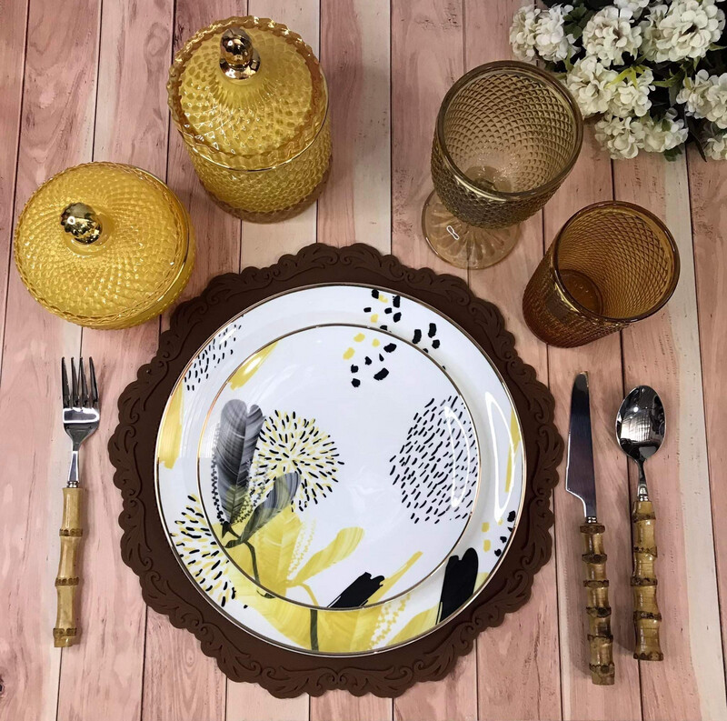 Himawari 2pc Plate Set