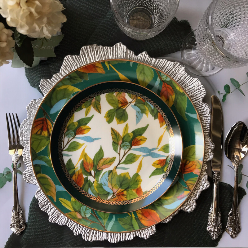 Okina 2pc Plate Set