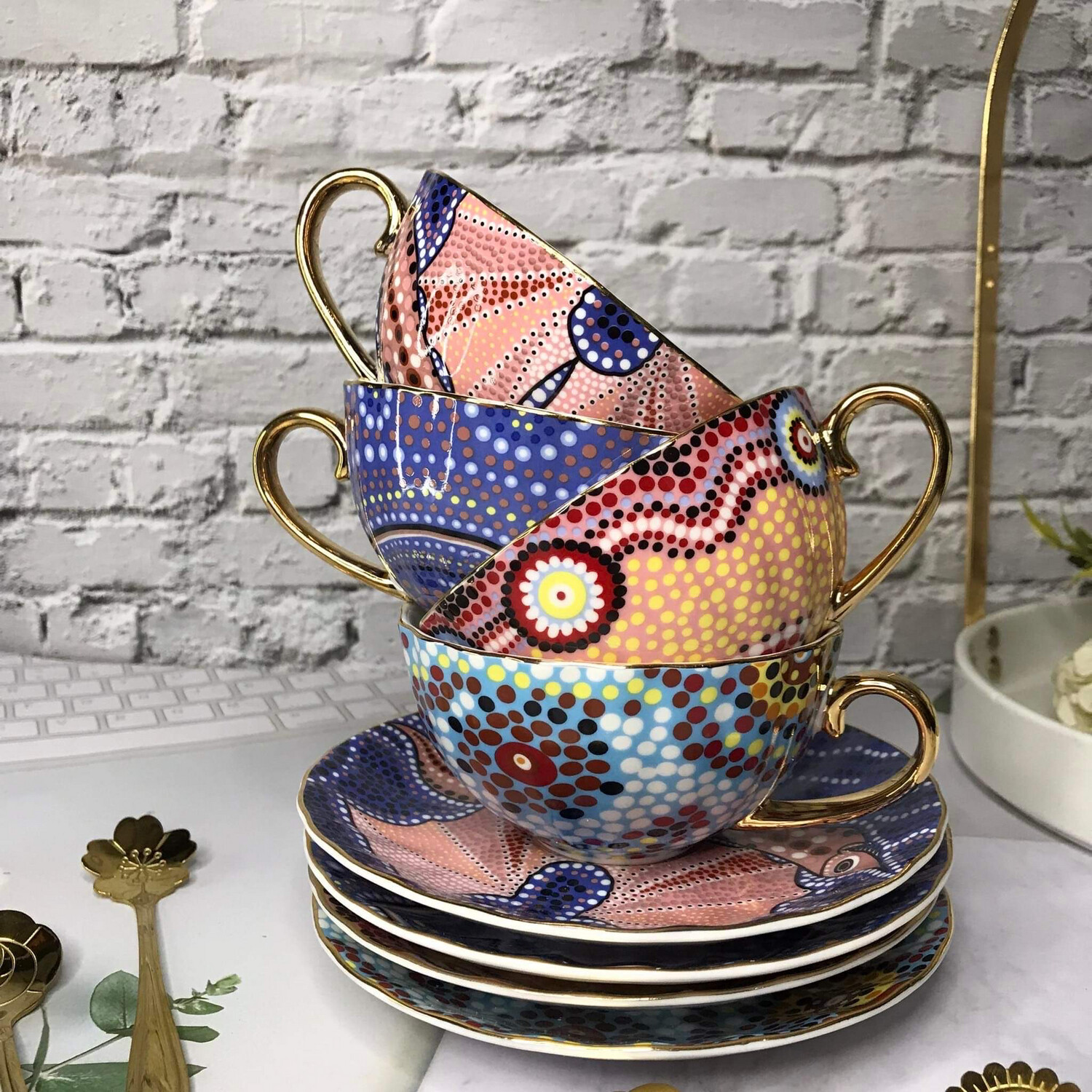 Dotto Teacup Set