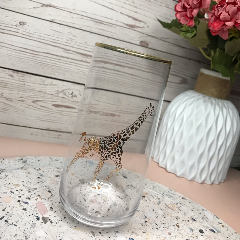 Afurika Giraffe Gold Rim