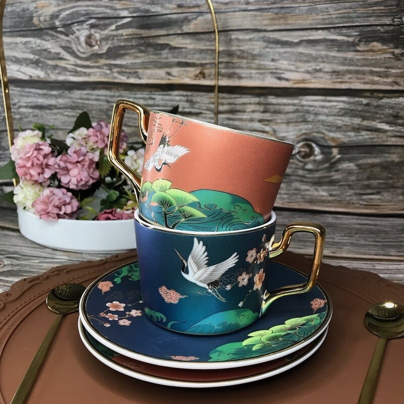 Tsuru Teacup Set