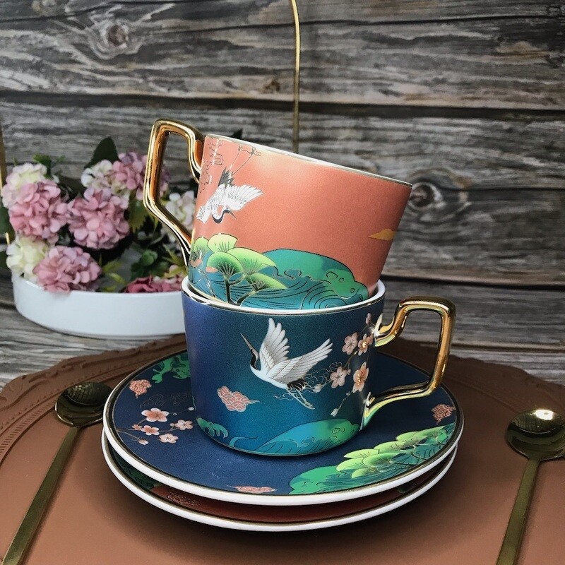 Tsuru Teacup Set