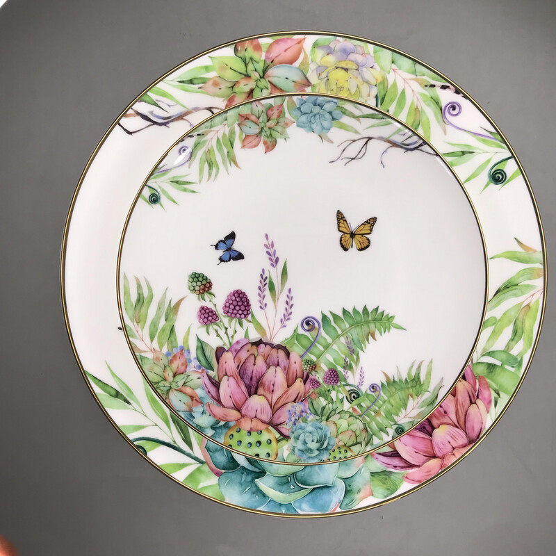 Nisa 2pc Plate Set