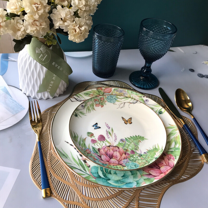 Nisa 2pc Plate Set