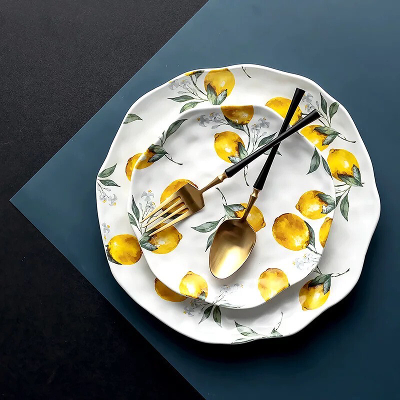 Yuzu 2pc Plate Set