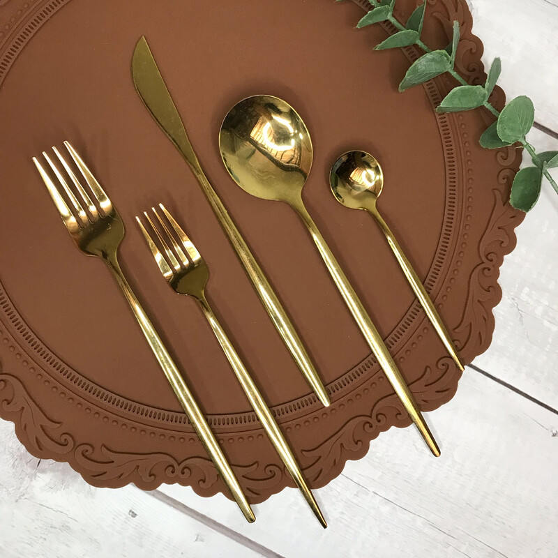 Jurietta 20pc Cutlery Set - Gold
