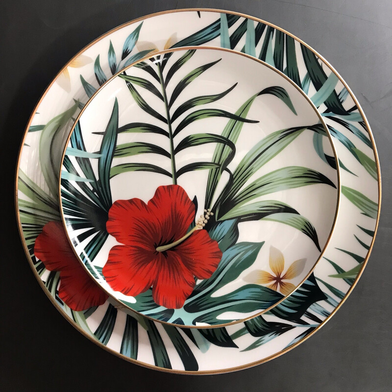 Daria 2pc Dinner &amp; Salad Plate