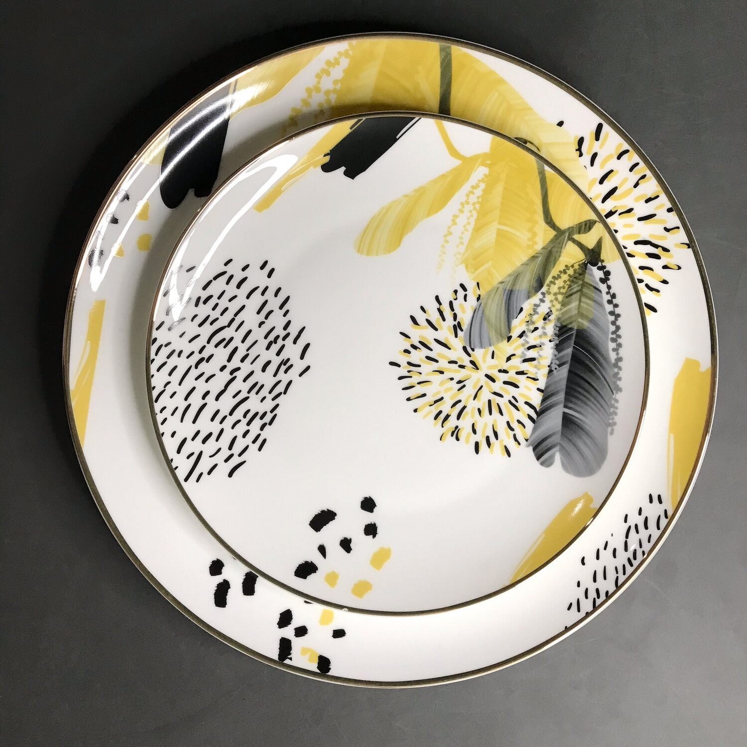 Himawari 2pc Plate Set