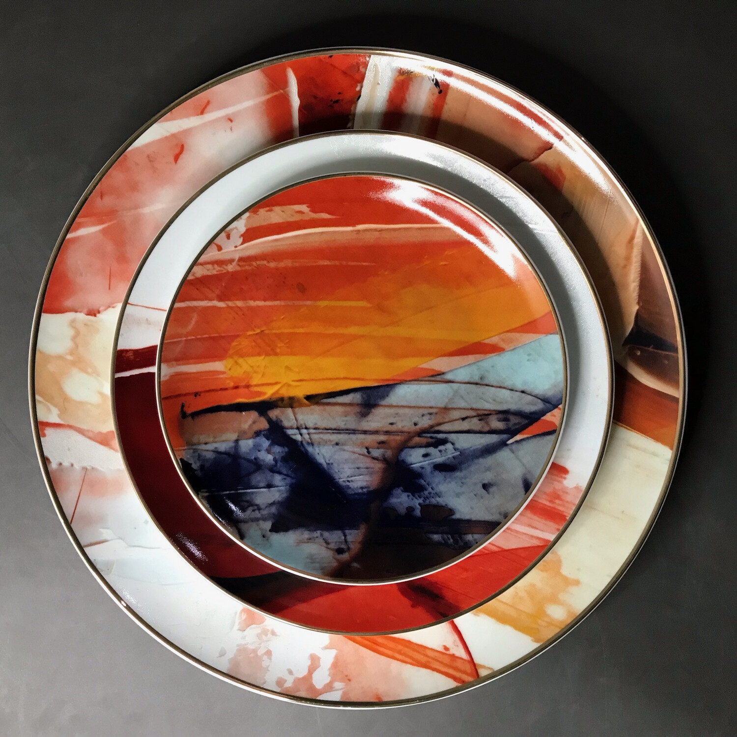 Sarana 3pc Plate Set