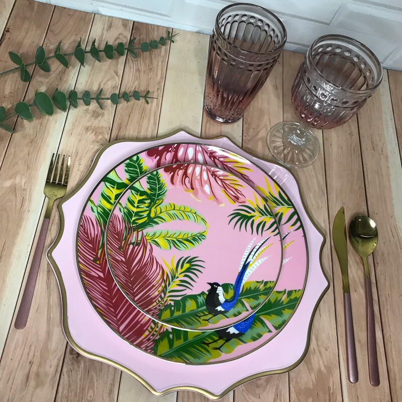 Shina 2pc Plate Set