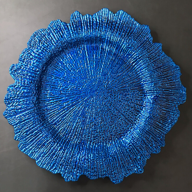 Chimi Plastic Charger - Royal Blue