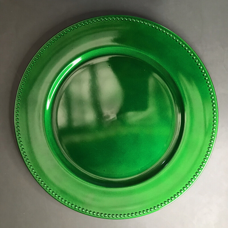Seren Plastic Charger - Green