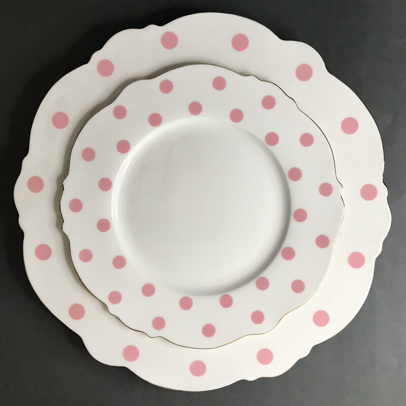 Anna 2pc Plate Set - Pink